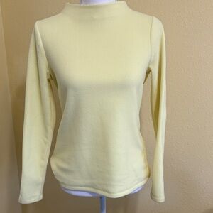 Talbots Soft Yellow Long Sleeve Top